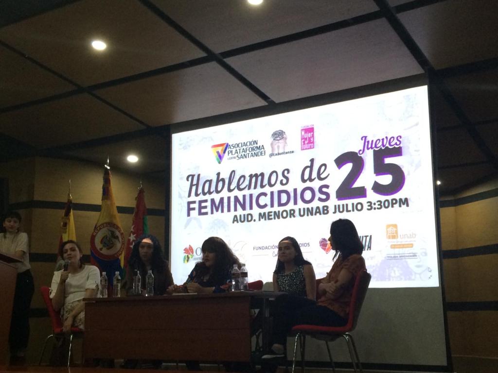 Hablemos de feminicidios en Santander: Conversatorio